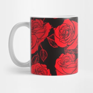 flower texture seamless pattern free Mug